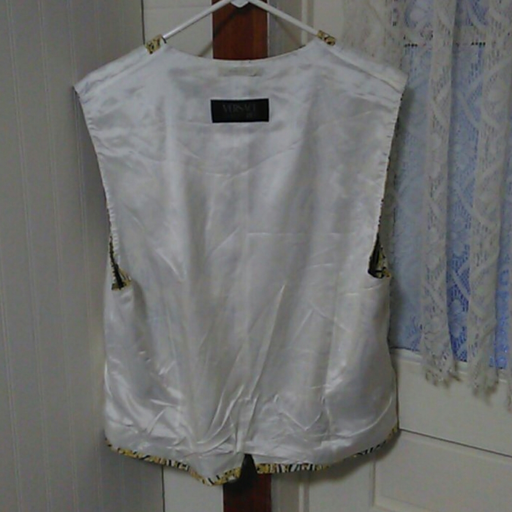 Vintage VERSACE Classic Print Vest - Picture 10 of 11